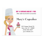 Cupcake Biz Card Blonde version 1 Business Card