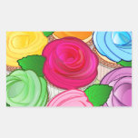 Cupcake Bouquet of Roses Sticker