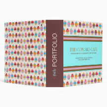 Cupcake Boutique Portfolio Binder