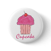 Cupcake Pinback Button