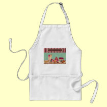 Cupcake Cake Party Sign Banner aprons