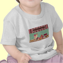 Cupcake Cake Party Sign Banner t-shirts