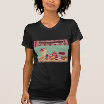 Cupcake Cake Party Sign Banner t-shirts