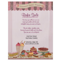 Cupcake, Cakes and Treats Bake Sale Flyer