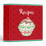 Cupcake Christmas Recipee Binder