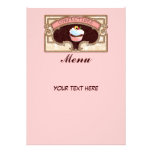 Cupcake Confections Menu Sign Vintage Style Invites
