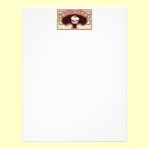 Cupcake Couture Letterhead Stationery letterhead
