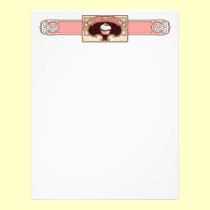 Cupcake Couture Letterhead Stationery letterhead