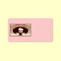 Cupcake Couture Pink Labels labels