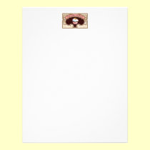 Cupcake Couture Pink Letterhead Stationery letterhead