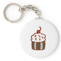 Cupcake Dessert Key Chains