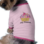 Cupcake Dog Shirt Personalized