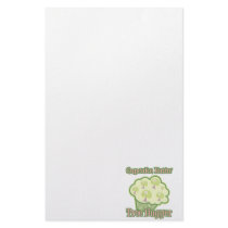 Cupcake Eating Tree Hugger Custom Stationery