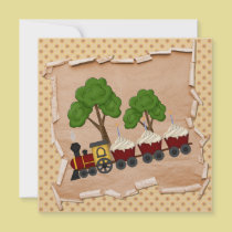 Cupcake Express Notes invitations