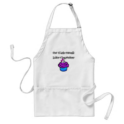 cupcake, Fat Girls Smell Like Cupcakes Apron by MamaCrys