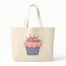 Cupcake For A Princess Tote Bags
