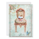 Cupcake French Victorian Invitation