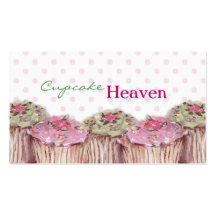 Cupcake Heaven Chic Business Cards