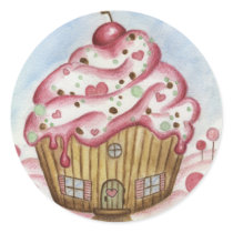 Cupcake House Sticker