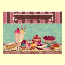 Cupcake & Ice Cream Party Invitation invitations