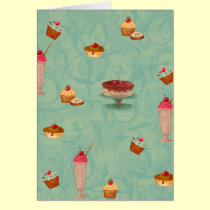 Cupcake & Ice Cream Patisserie cards