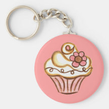 Cupcake Keychain