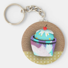 Cupcake Keychain