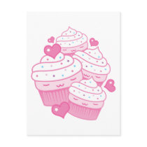 cupcake love post card