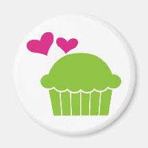 Cupcake Love Refrigerator Magnet