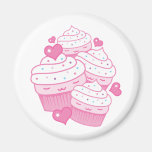cupcake love refrigerator magnets