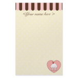 Cupcake Love Personalized Stationery