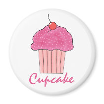 Cupcake Refrigerator Magnets