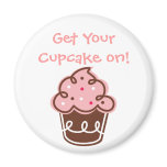 Cupcake magnet fun cute yummy sweet chic girly
