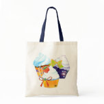 "Cupcake Party" Grocery Shopping Tote Bag