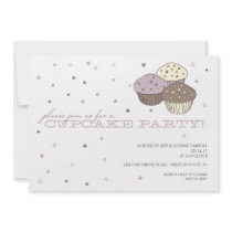 Cupcake Party Invitation