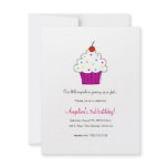 Cupcake Party Invitations
