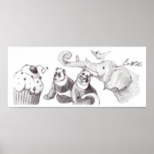Cupcake Party Poster