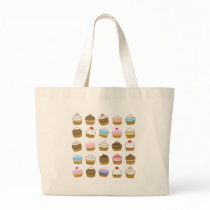 cupcake pattern bags