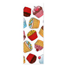 Cupcake Pattern Business Card Template