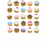 cupcake pattern Tee t-shirts
