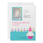 Cupcake Photo Invitations, Birthday Party