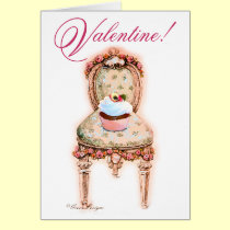 Cupcake Pink Valentine cards