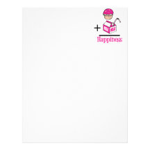 Cupcake Plus Milk Happiness Custom Letterhead