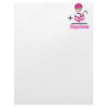 Cupcake Plus Milk Happiness Custom Letterhead