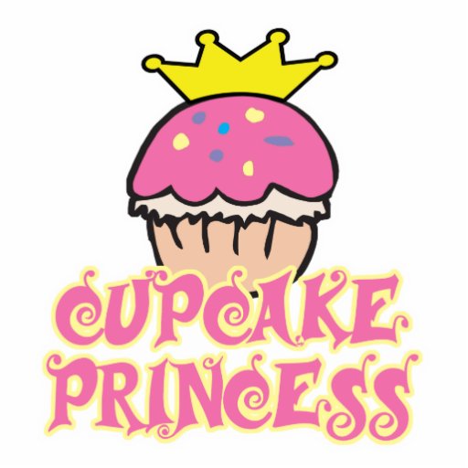 Cupcake Princess Acrylic Cut Outs