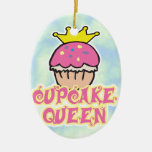 Cupcake Queen Ornaments