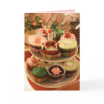 Cupcake recipe Christmas card