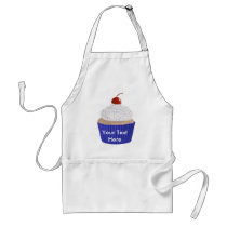 Cupcake-Red White and Blue Aprons