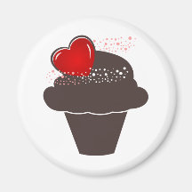 Cupcake Refrigerator Magnet