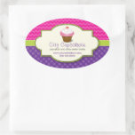 Cupcake Shop Promotional Sticker
